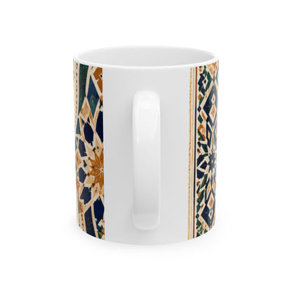 Le matin a une âme — Mug Céramique Zellige Marocain