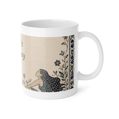 Mug "Floral Vintage" – Design Personnalisable | Céramique Premium 11oz