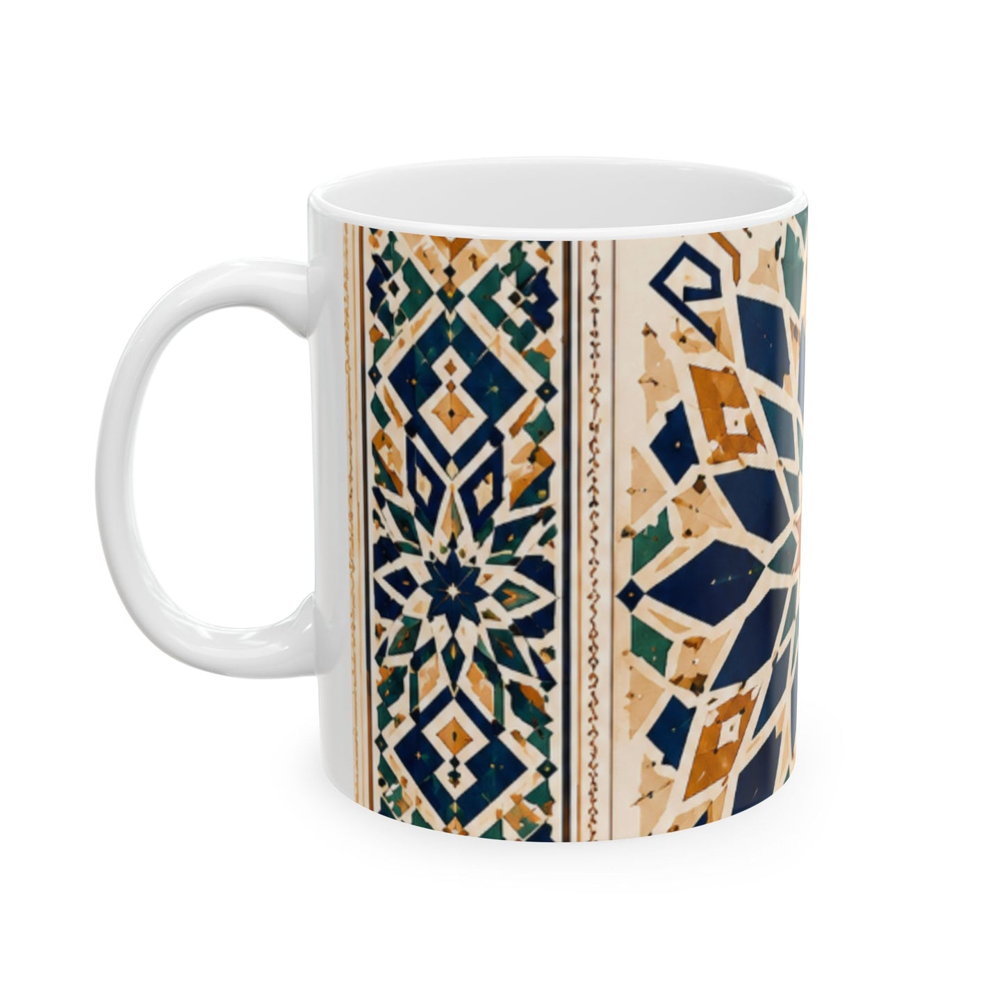 Le matin a une âme — Mug Céramique Zellige Marocain
