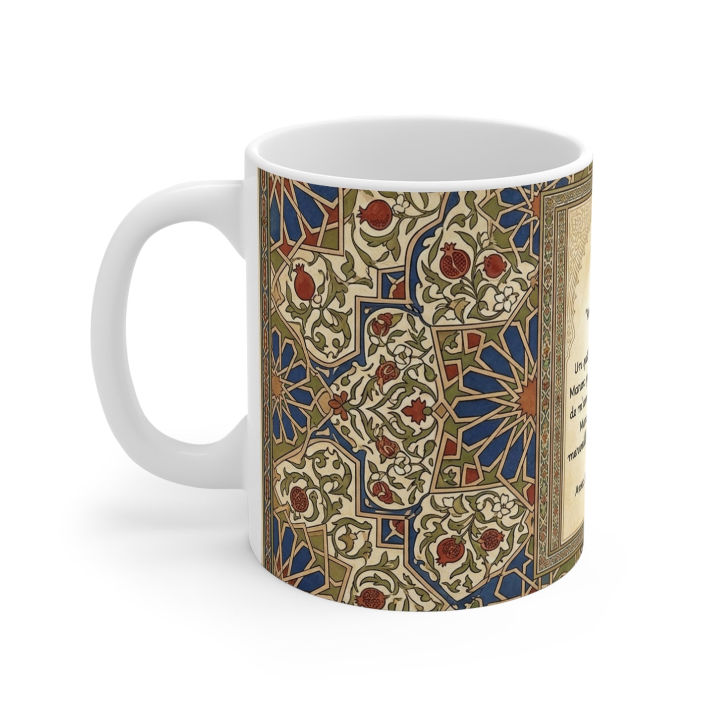 Mug merci professeur - vue de côté - BigMugs