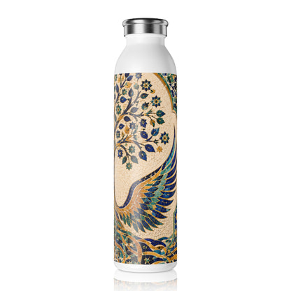 Gourde Slim Arbre de Vie — Design Mosaïque Orientale | Inox Double Paroi 590 ml