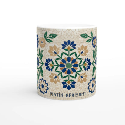 Mug Matin Apaisant zellij - vue de côté - BigMugs