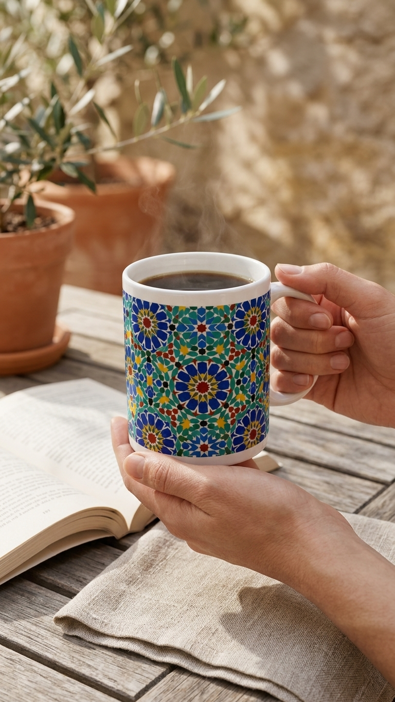 Mug classique signature - vue de côté - BigMugs