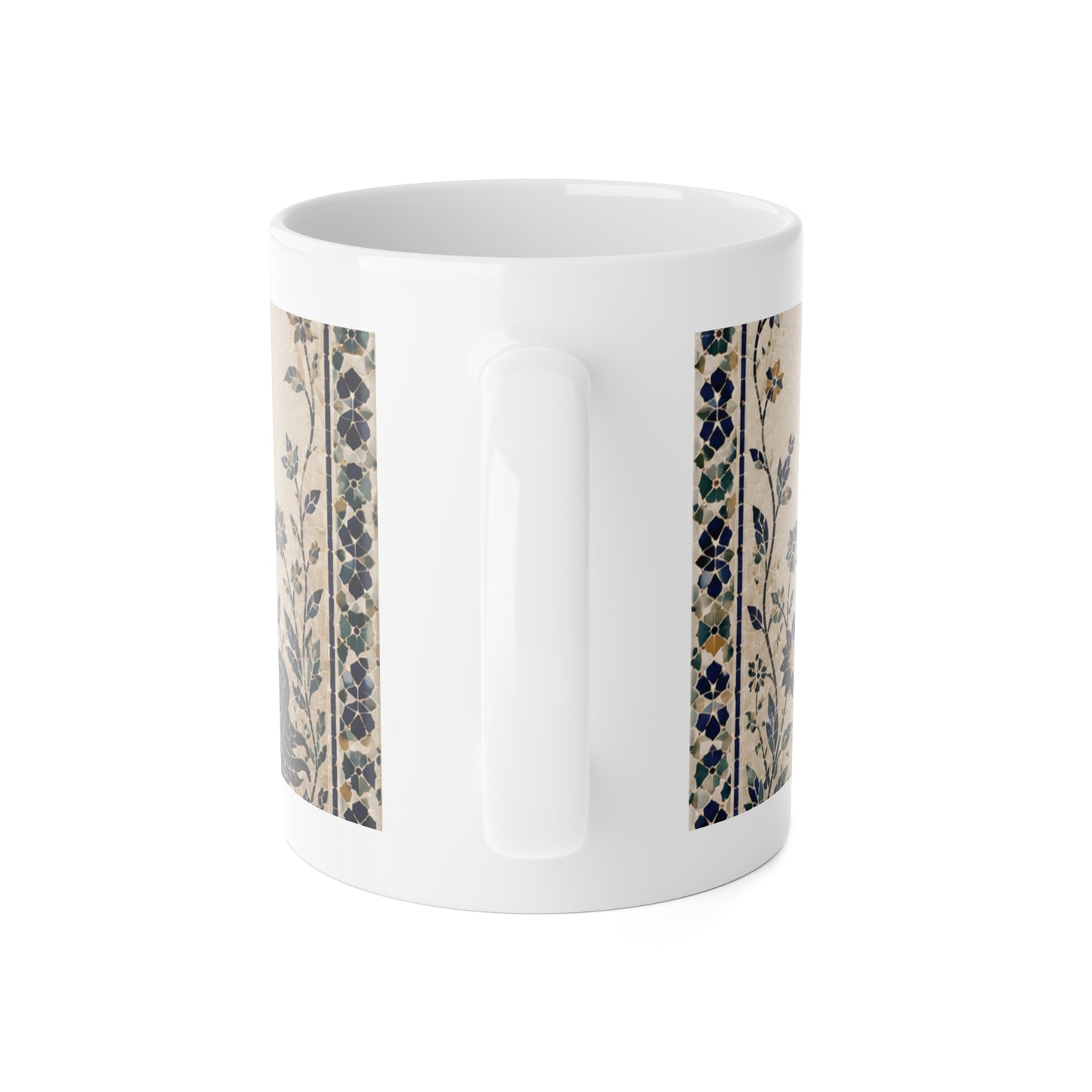 Mug "Floral Vintage" – Design Personnalisable | Céramique Premium 11oz