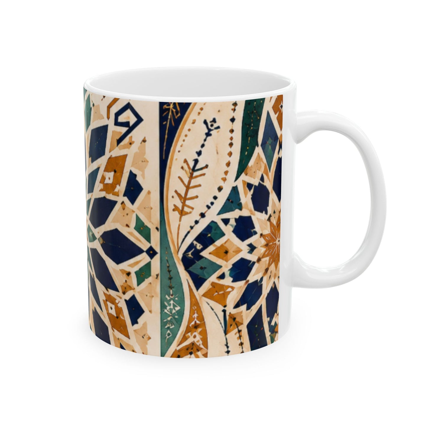 Le matin a une âme — Mug Céramique Zellige Marocain