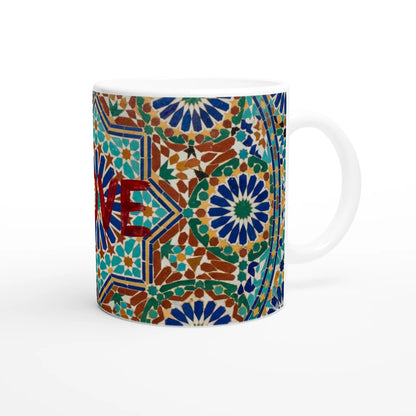 Mug Love zellij - vue de côté - BigMugs