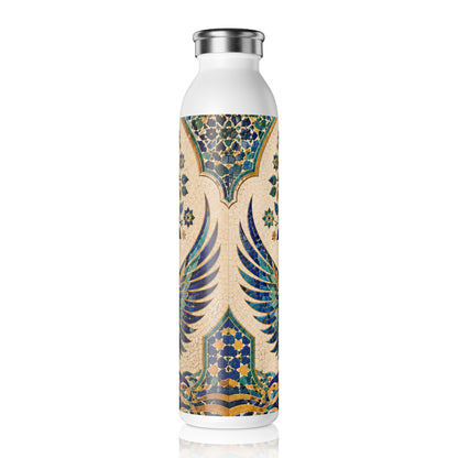 Gourde Slim Arbre de Vie — Design Mosaïque Orientale | Inox Double Paroi 590 ml