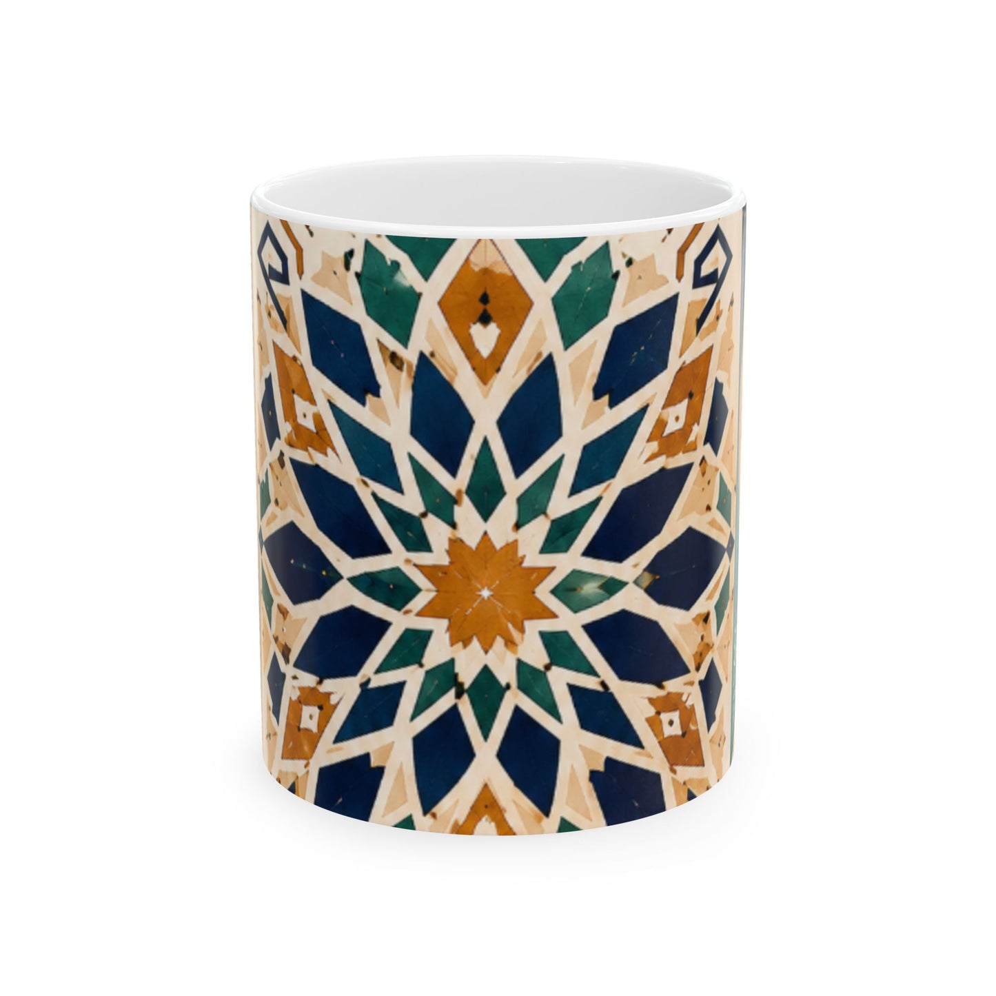 Le matin a une âme — Mug Céramique Zellige Marocain