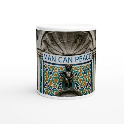 Mug Peace Statement céramique glossy 11oz - vue principale - BigMugs